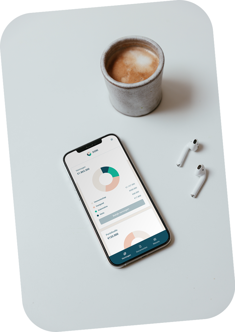 Phone On Table Mockup 1